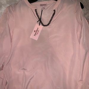 Juicy Couture pink dressy top